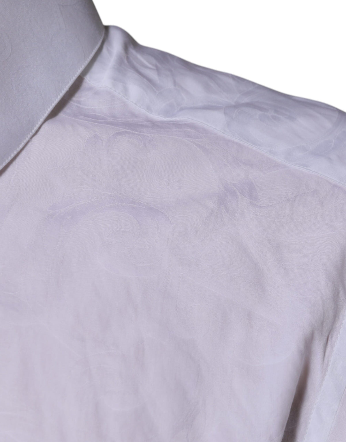 Chemise de ville MARTINI en coton blanc, coupe ajustée pour homme, Dolce &amp; Gabbana