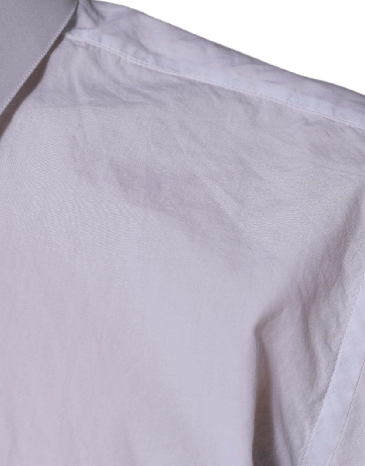 Chemise de ville MARTINI pour homme, blanche en coton, coupe ajustée, Dolce &amp; Gabbana
