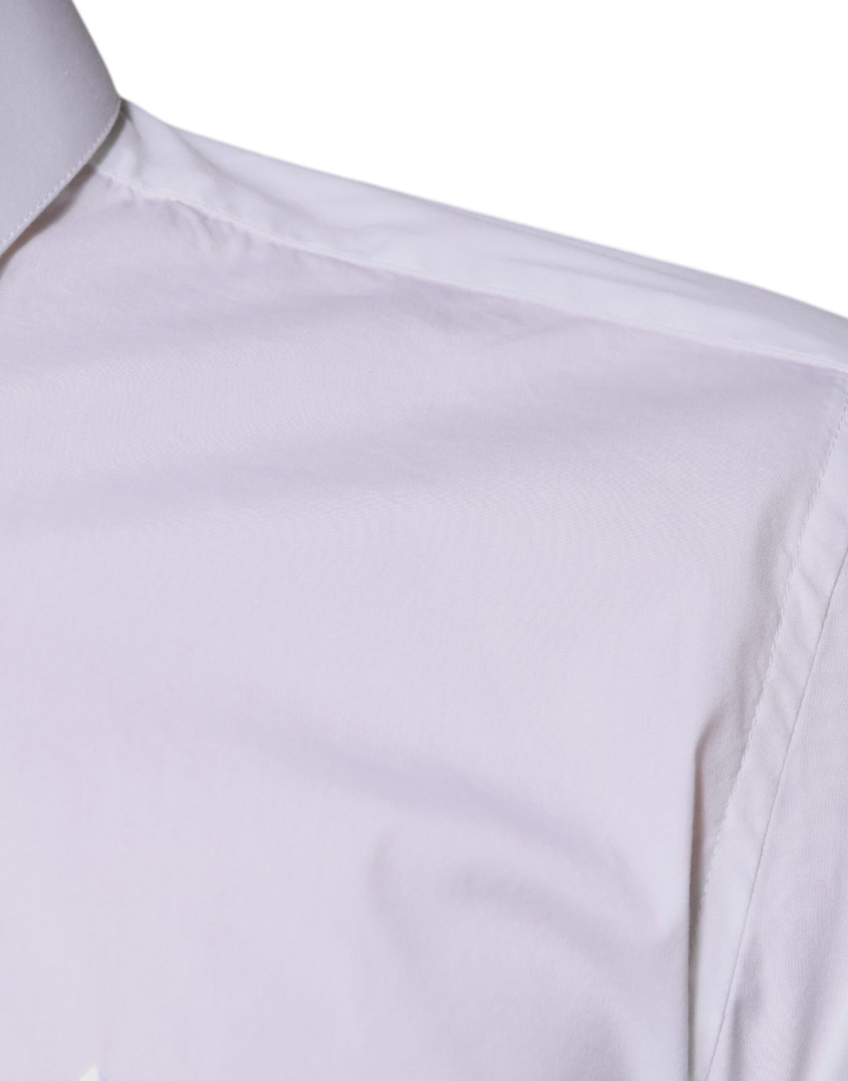 Chemise MARTINI formelle en coton blanc mélangé de Dolce &amp; Gabbana