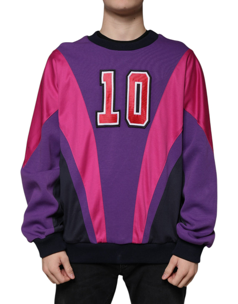 Pull en sweat à col rond multicolore pour homme de Dolce &amp; Gabbana
