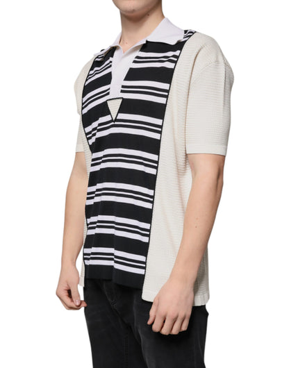 Dolce &amp; Gabbana geruite polo-t-shirt met kraag in meerdere kleuren