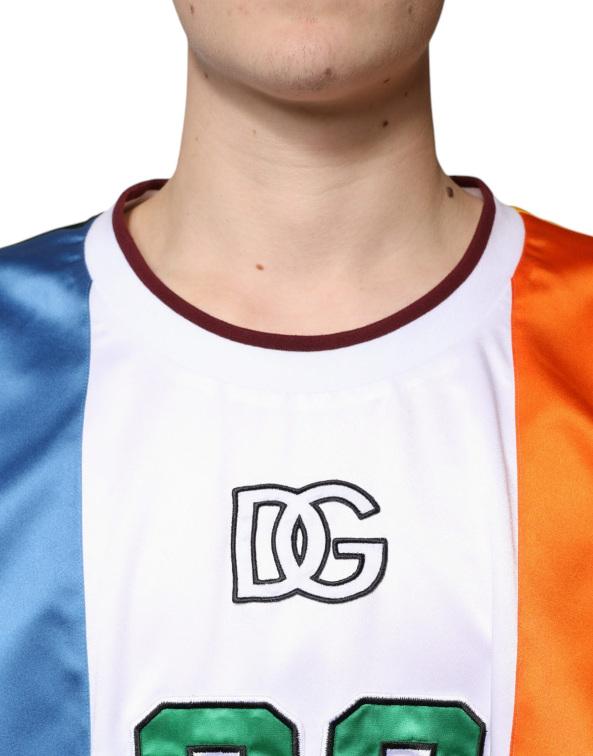 Débardeur en jersey multicolore sans manches Dolce &amp; Gabbana
