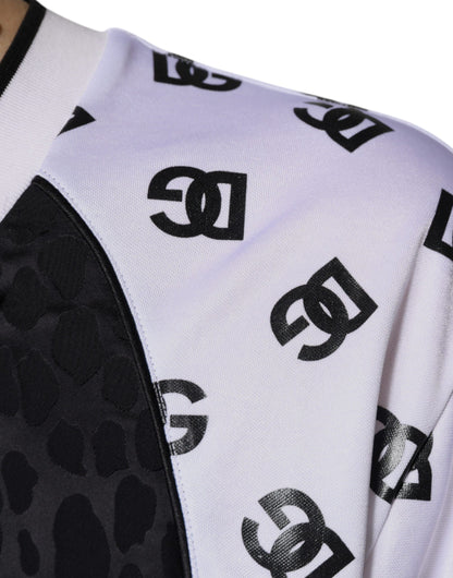 Dolce & Gabbana zwart-wit logo heren t-shirt met korte mouwen