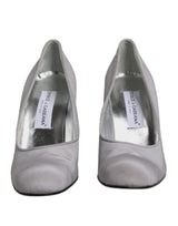 Dolce & Gabbana Gray Suede Leather High Heel Pumps