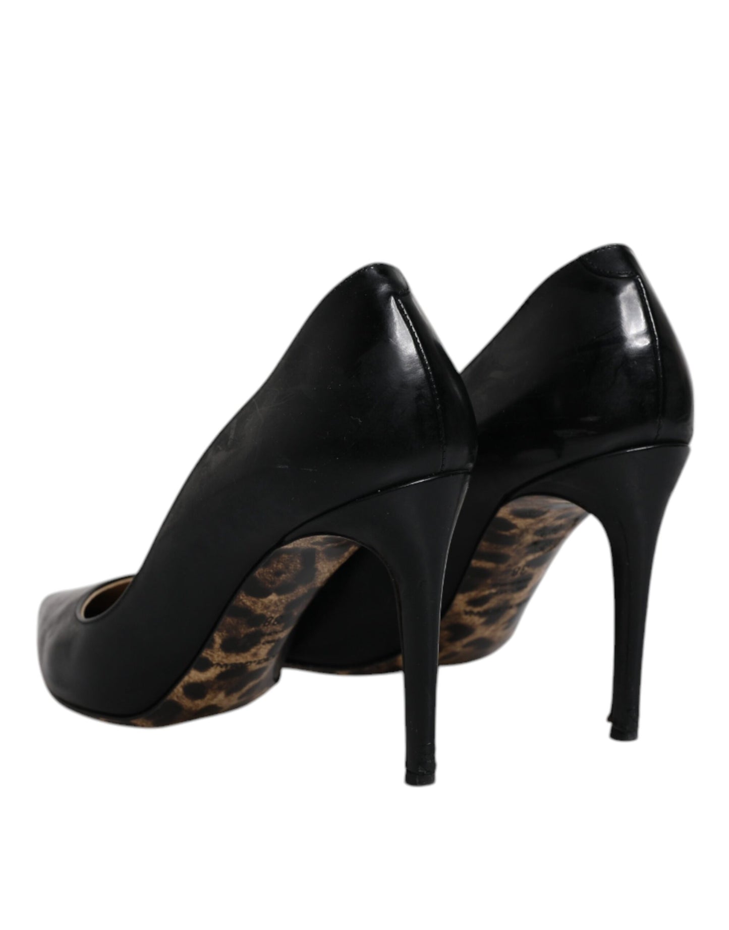 Dolce & Gabbana Stiletto Pumps van Zwart Kalfsleer