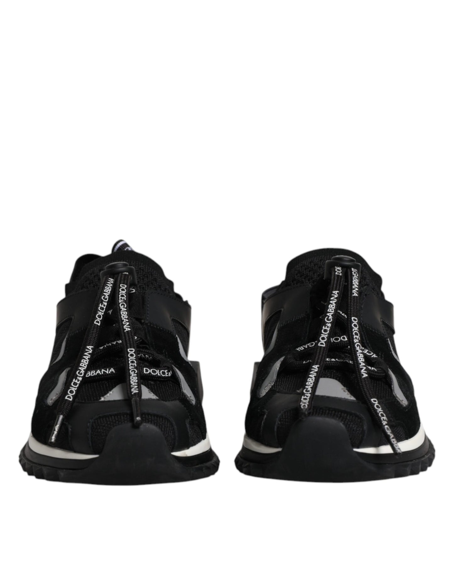Dolce & Gabbana Sorrento Sneakers in zwart en wit met logo