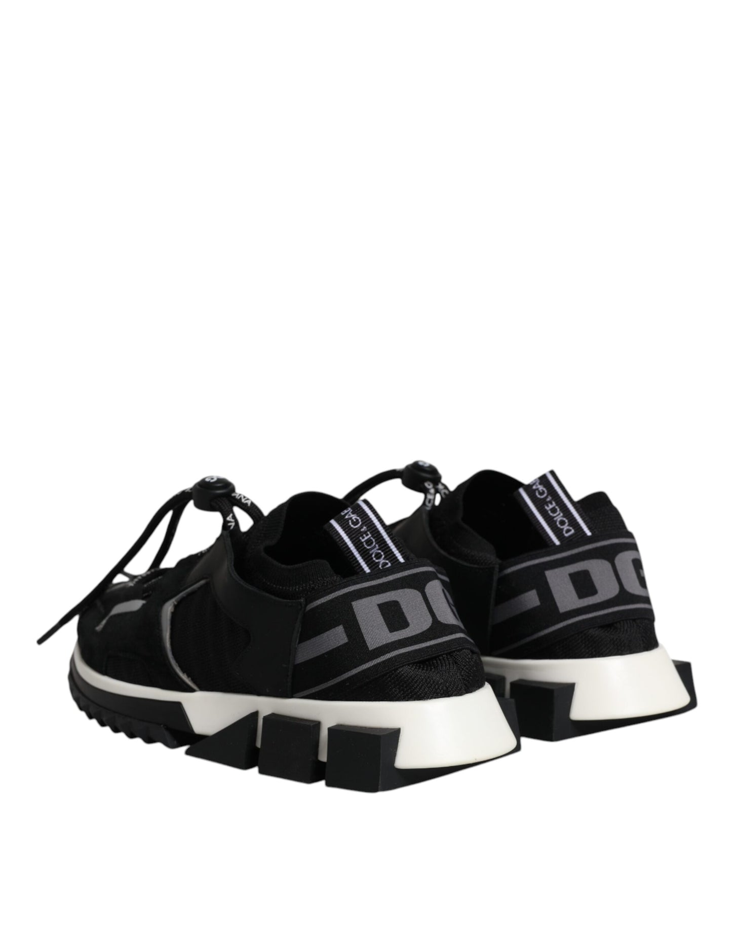 Dolce & Gabbana Sorrento Sneakers in zwart en wit met logo