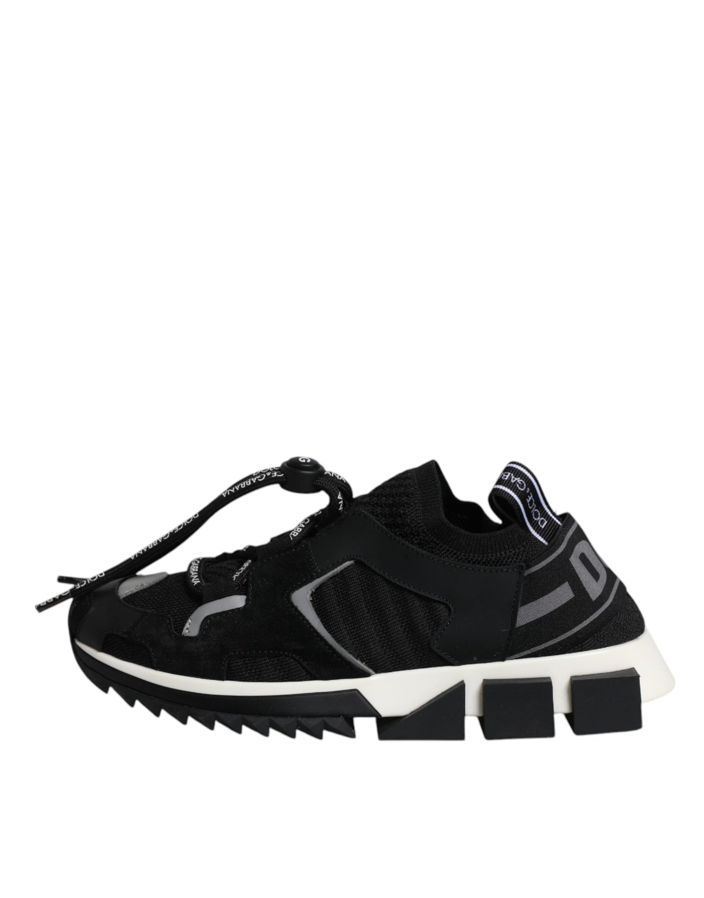 Dolce & Gabbana Sorrento Sneakers in zwart en wit met logo