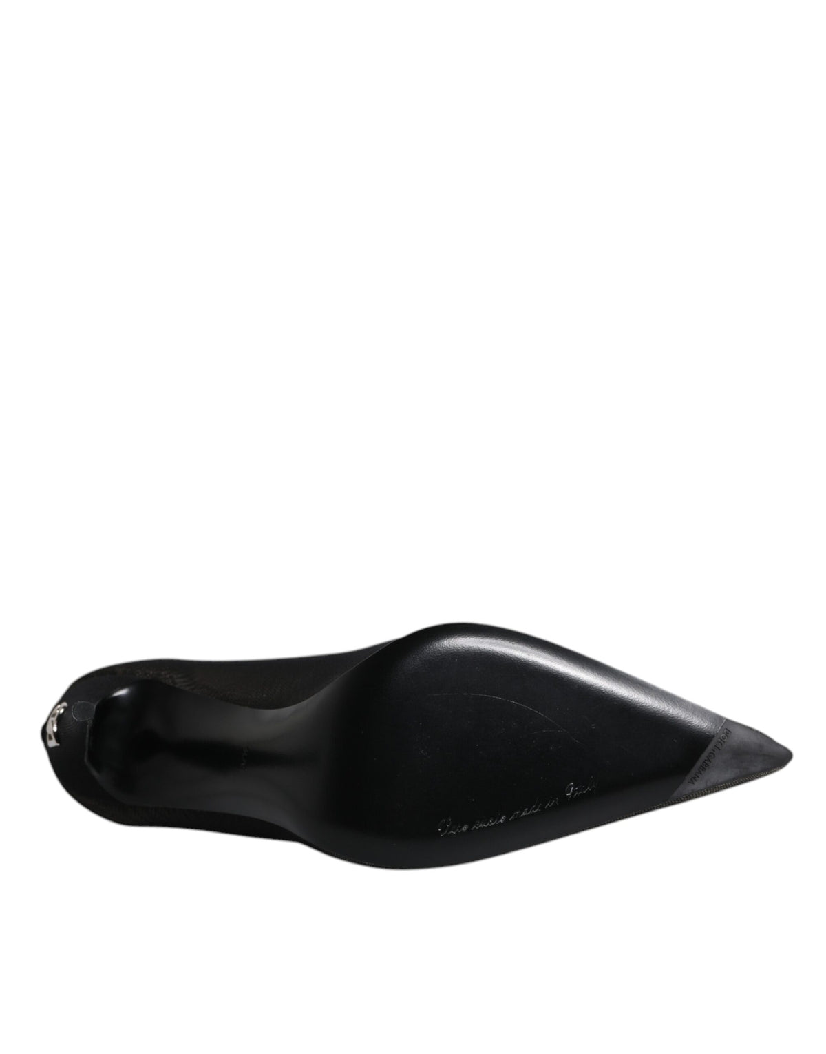 Dolce & Gabbana Black Viscose Mesh Sock Style Boots