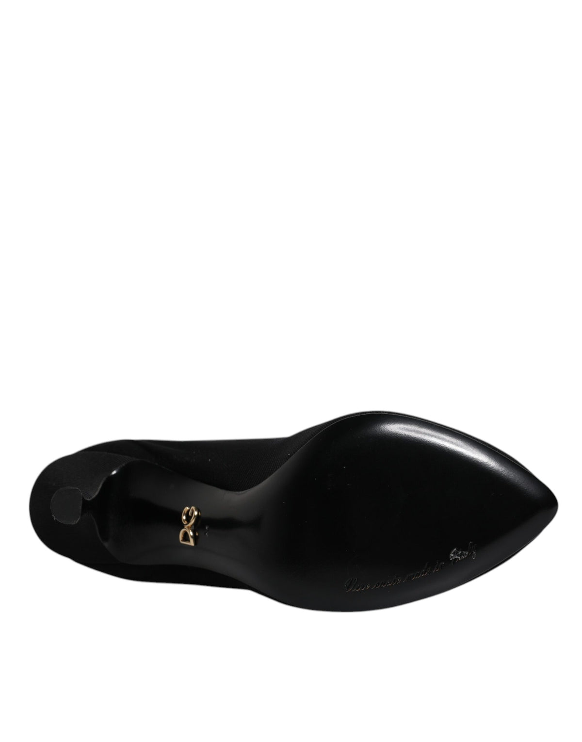 Dolce & Gabbana Black Silk Mesh Sock Style Boots