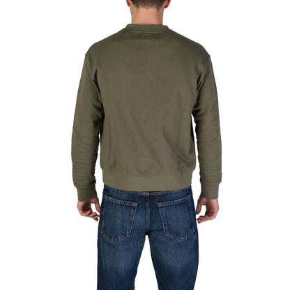 Sweat-shirt en coton vert Refrigiwear