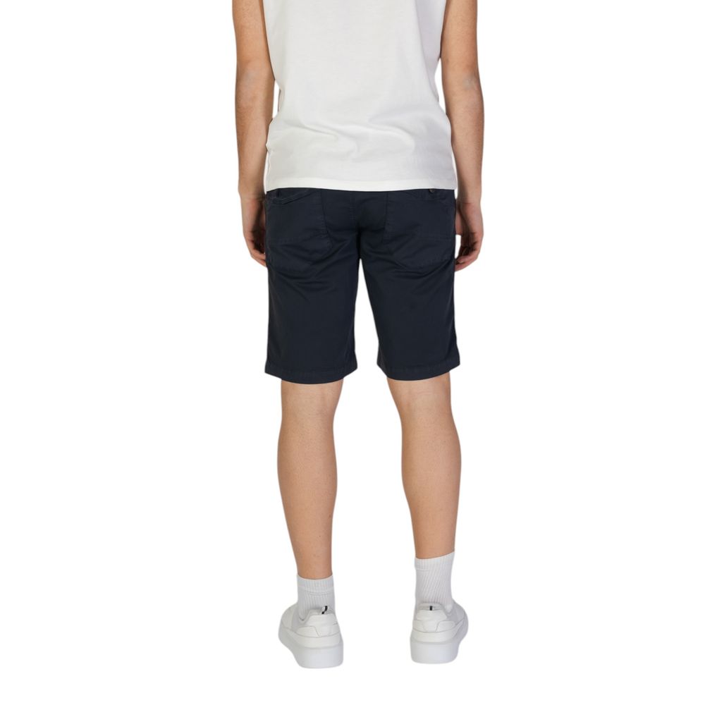 Short Bermuda en coton bleu de Refrigiwear