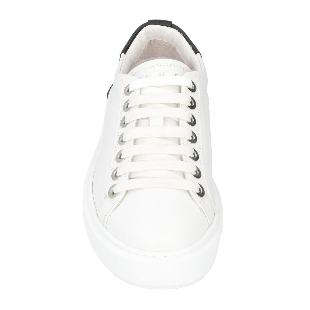 Les Hommes witte leren sneakers voor heren