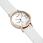 Montre Cluse en cuir blanc