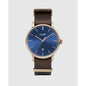 Montre Cluse en cuir marron