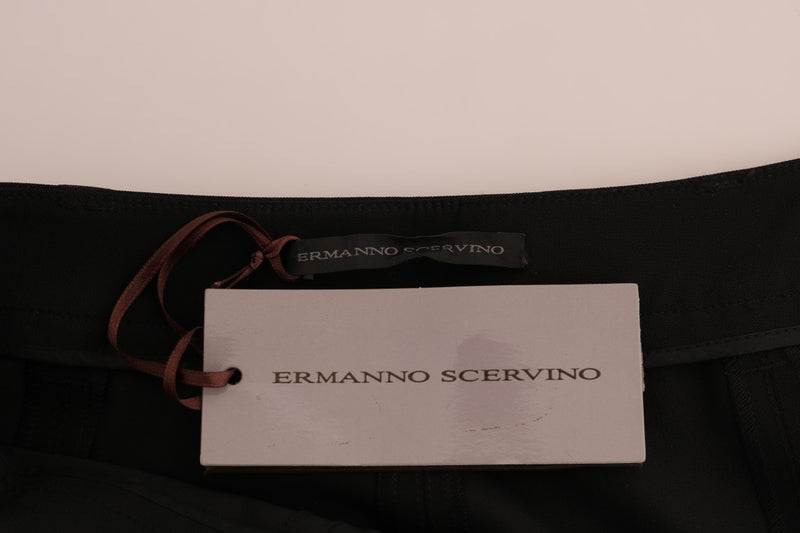 Pantalon legging extensible noir Ermanno Scervino