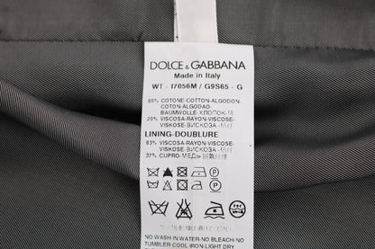 Gilet en coton et rayonne noir STAFF de Dolce &amp; Gabbana