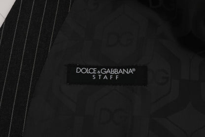 Gilet en laine extensible grise Dolce &amp; Gabbana