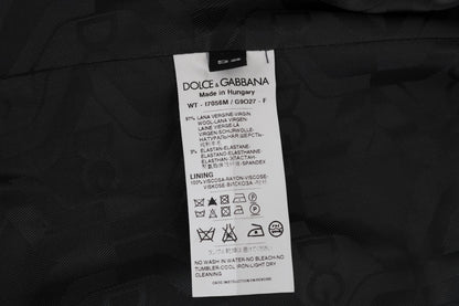 Gilet en laine extensible grise Dolce &amp; Gabbana