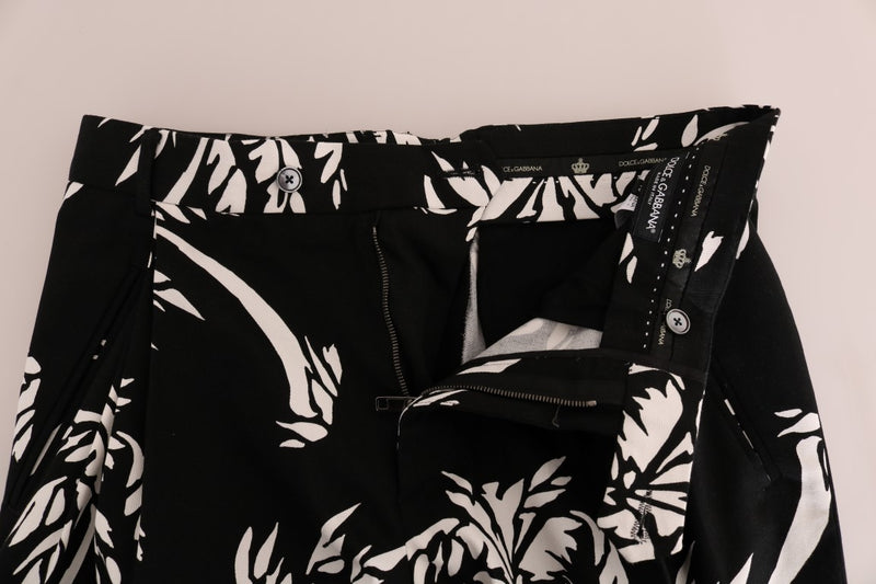 Pantalon Dolce &amp; Gabbana Black Tree en coton stretch
