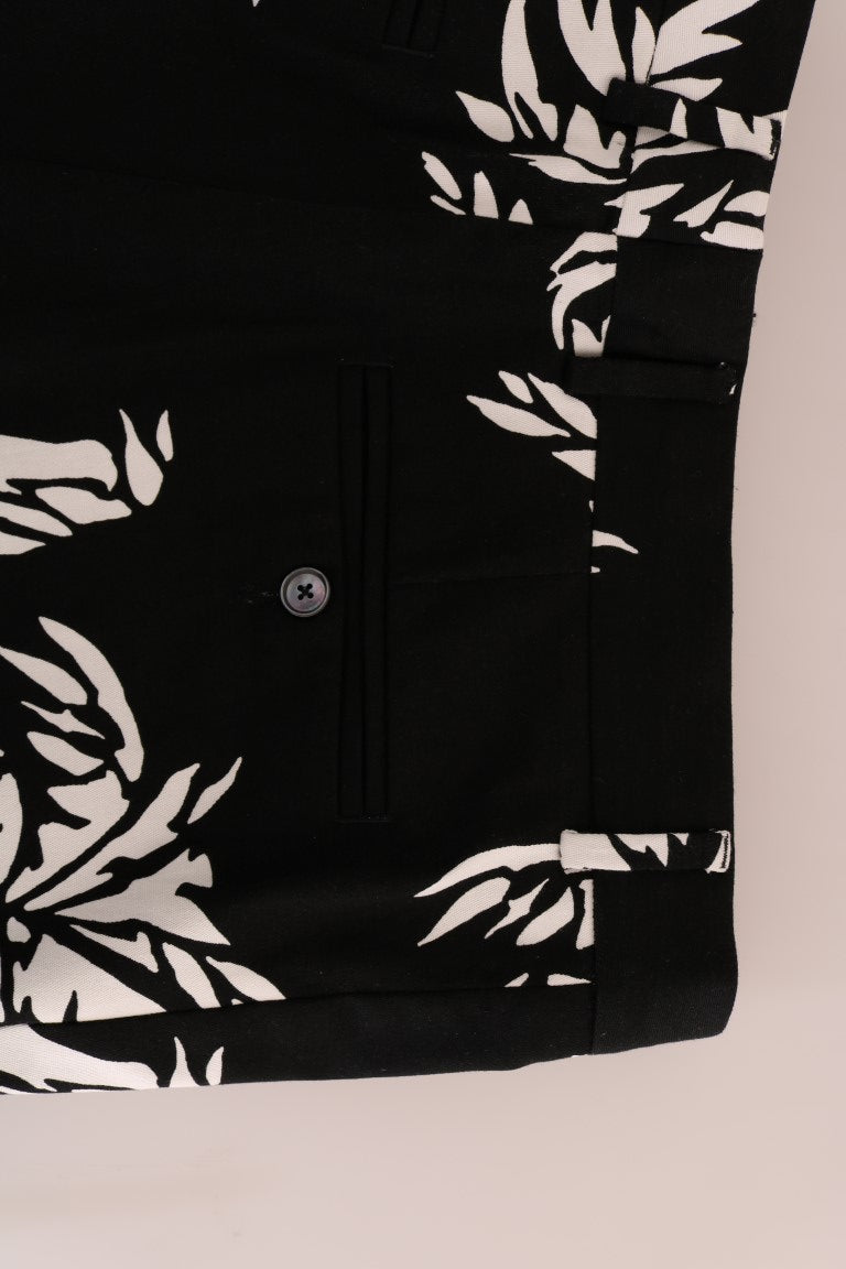 Pantalon Dolce &amp; Gabbana Black Tree en coton stretch
