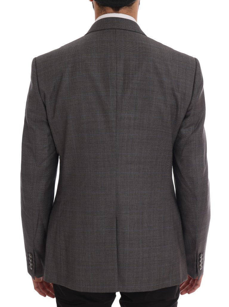 Dolce &amp; Gabbana grijze wollen MARTINI slim fit blazer