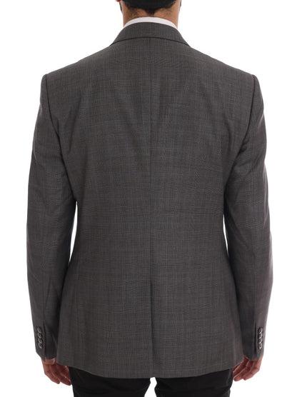 Dolce &amp; Gabbana grijze wollen MARTINI slim fit blazer