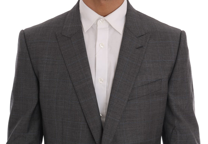 Dolce &amp; Gabbana grijze wollen MARTINI slim fit blazer