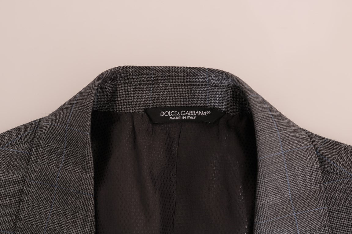 Blazer slim Dolce &amp; Gabbana en laine grise MARTINI