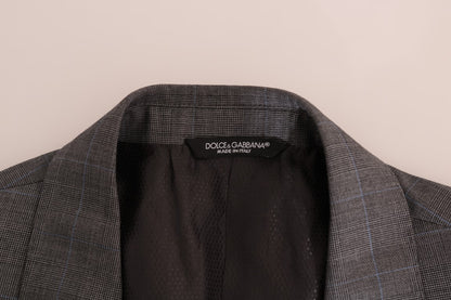 Dolce &amp; Gabbana grijze wollen MARTINI slim fit blazer