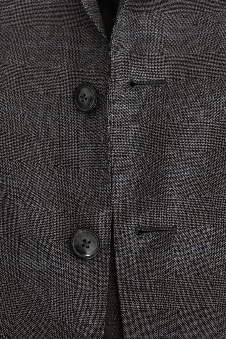 Blazer slim Dolce &amp; Gabbana en laine grise MARTINI