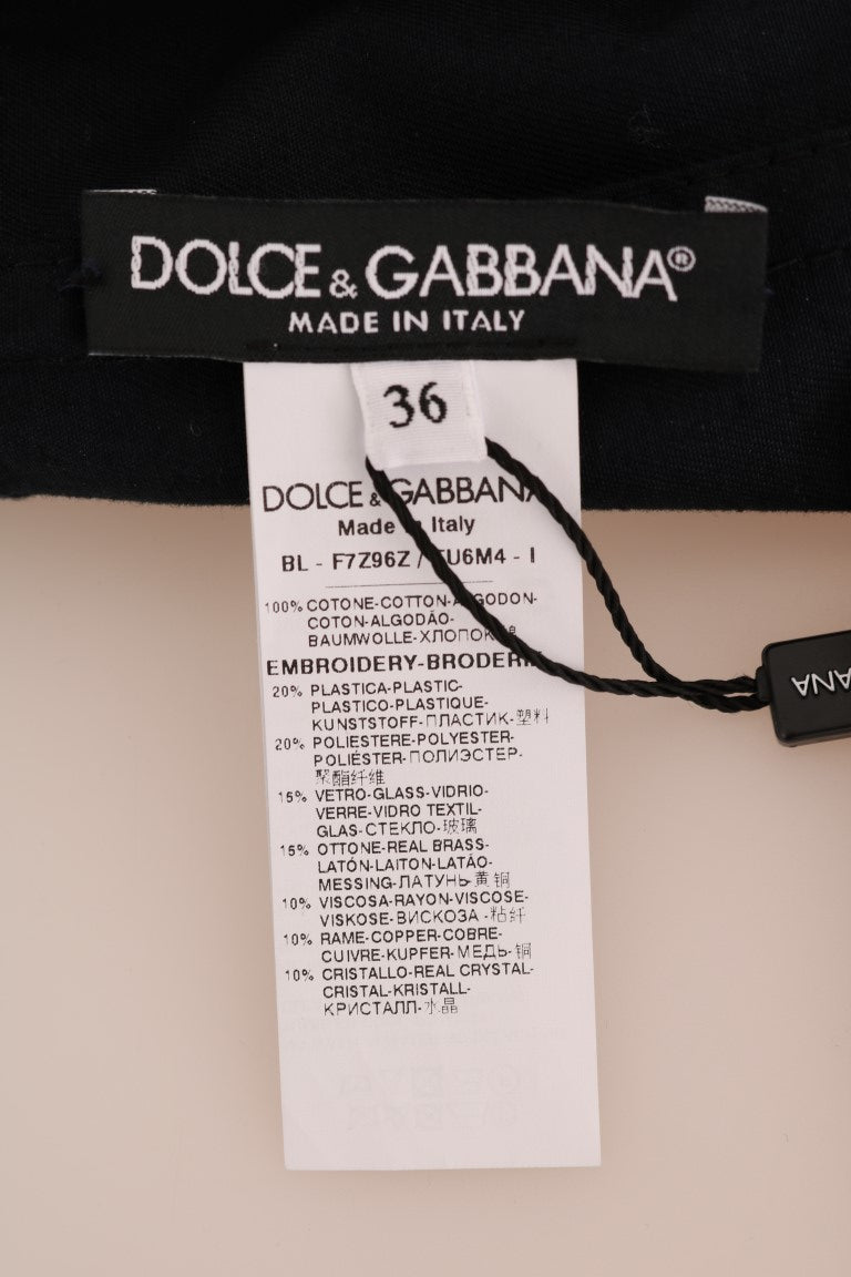 Veste Dolce &amp; Gabbana Blue Crystal MAMMA Sicily