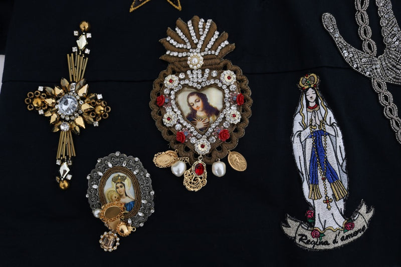 Veste Dolce &amp; Gabbana Blue Crystal MAMMA Sicily