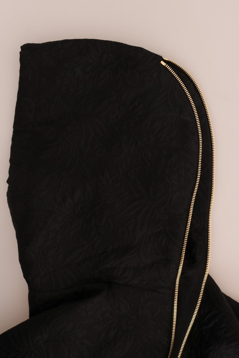 Pull à capuche Dolce &amp; Gabbana noir à cristaux de conte de fées