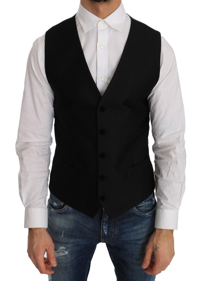 Gilet Dolce &amp; Gabbana à pois noirs