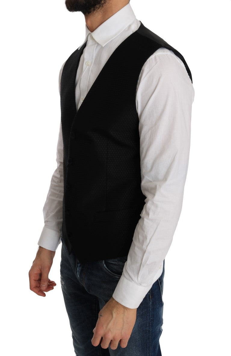 Gilet Dolce &amp; Gabbana à pois noirs