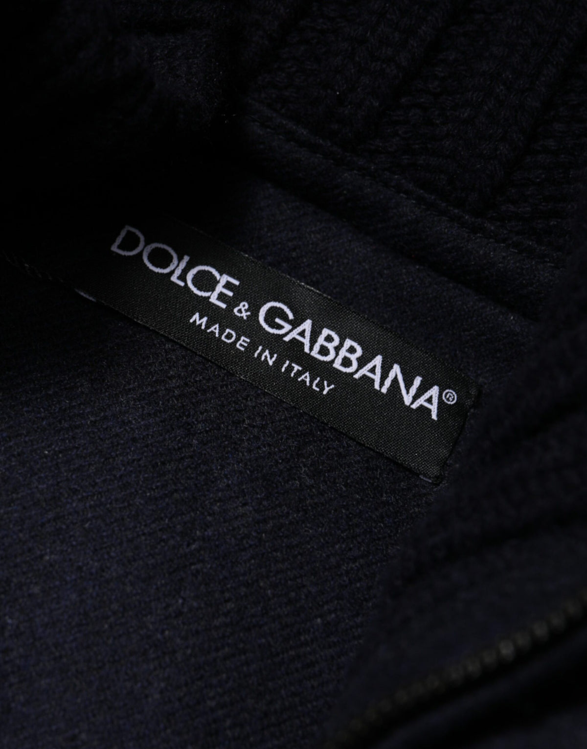 Veste Puffer Homme à Capuche en Nylon Noir Dolce & Gabbana