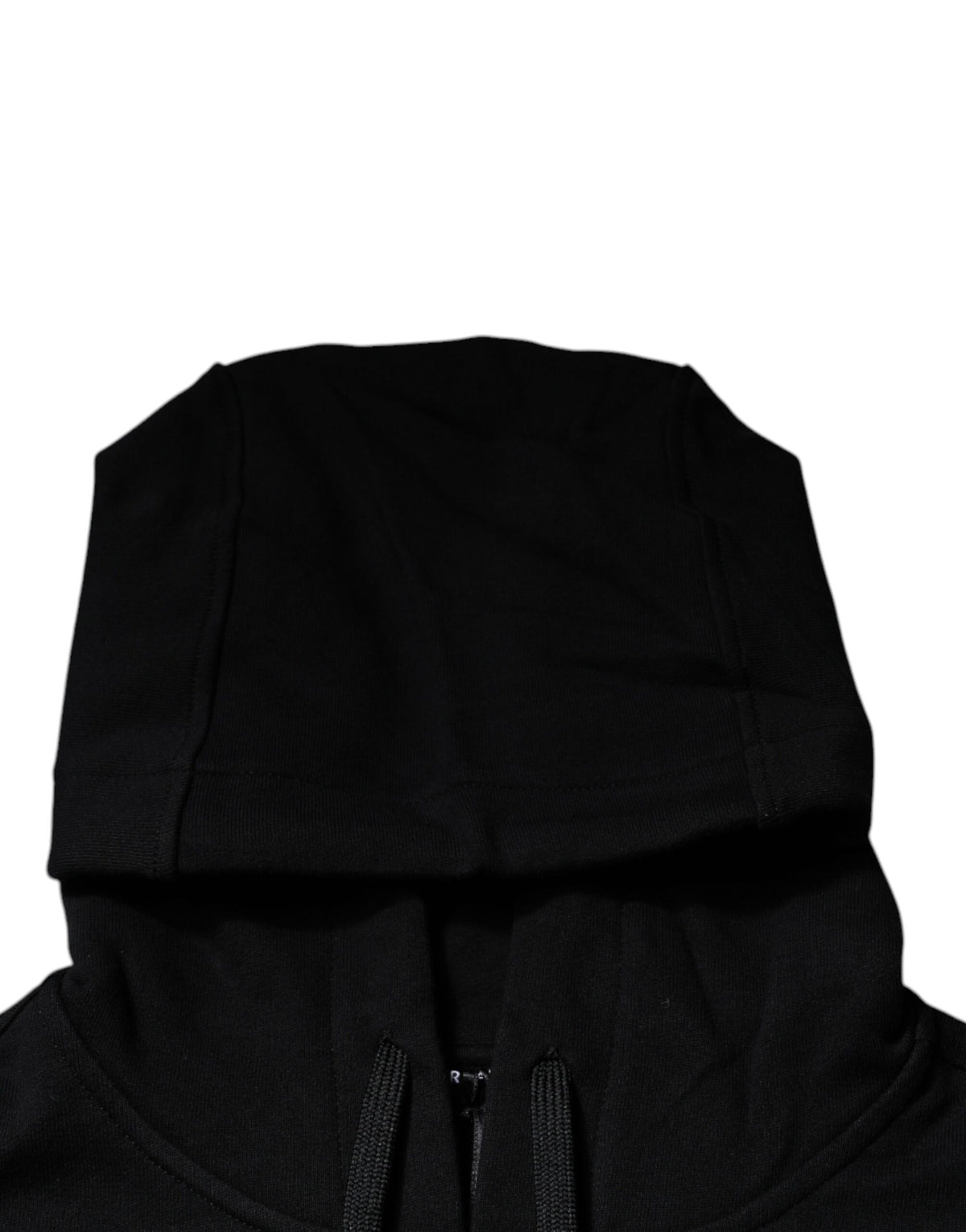 Sweat à capuche en coton noir avec tête de Méduse de Versace