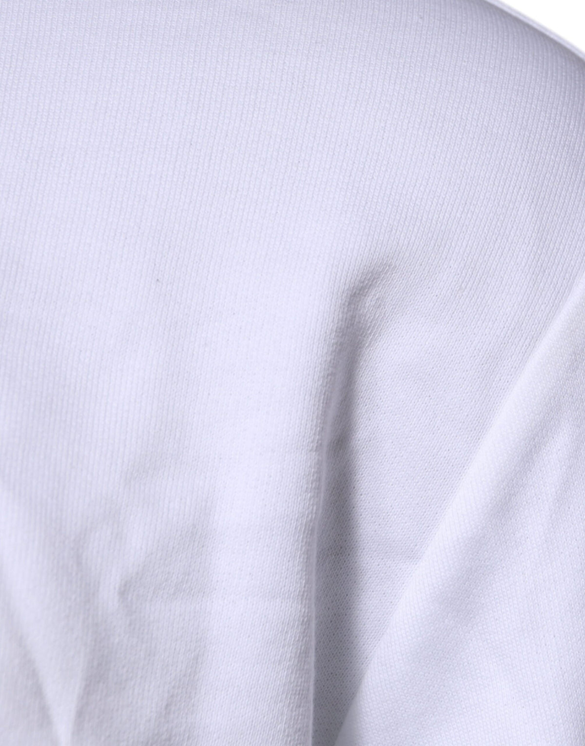 Pull en jersey à col rond brodé de la Méduse blanche de Versace