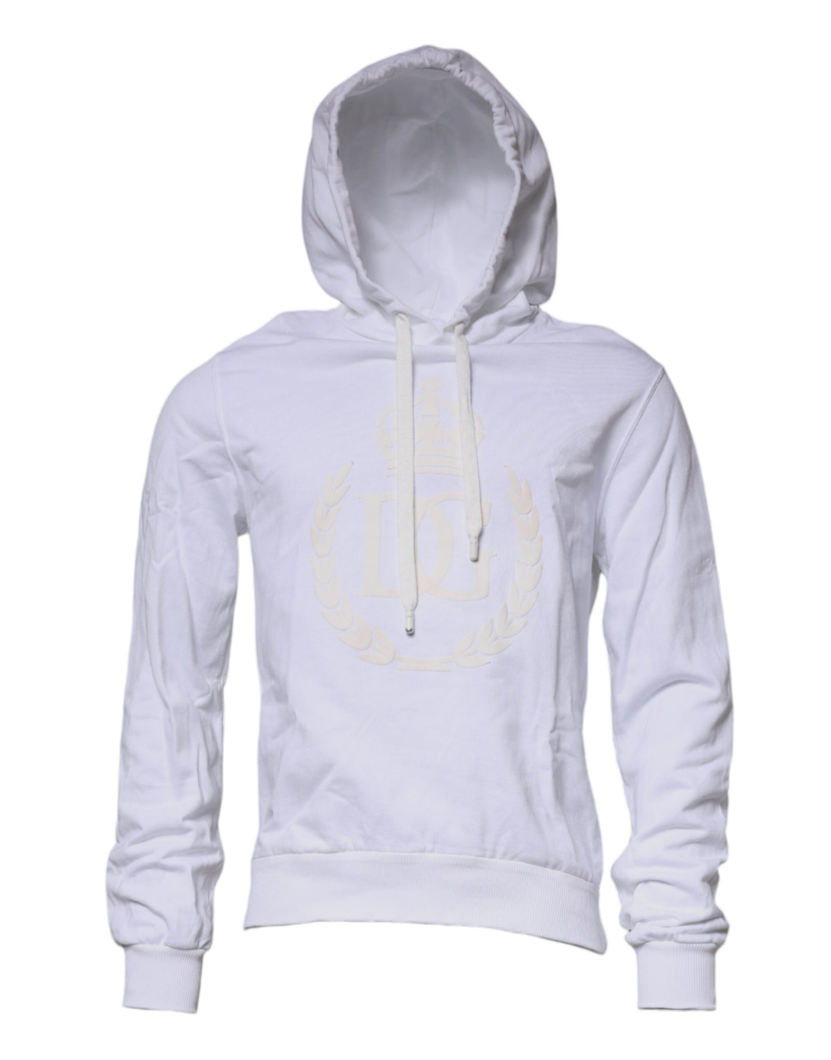 Sweat à capuche blanc avec logo Dolce &amp; Gabbana