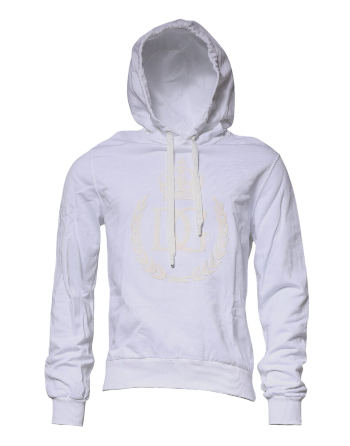 Sweat à capuche blanc avec logo Dolce &amp; Gabbana