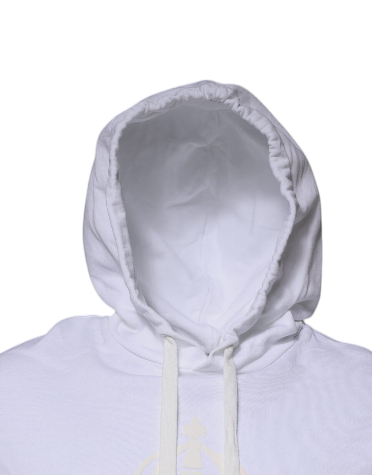 Sweat à capuche blanc avec logo Dolce &amp; Gabbana