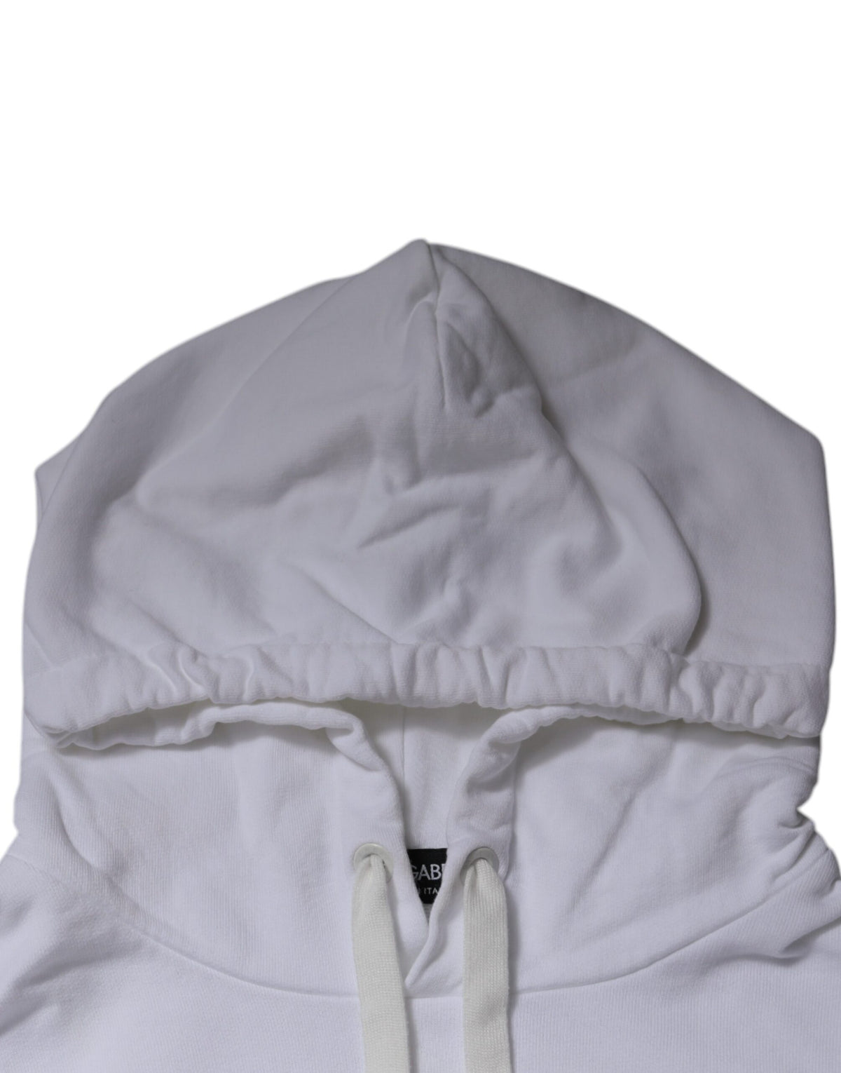 Sweat à capuche blanc avec logo Dolce &amp; Gabbana