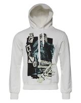 Pull en coton à capuche blanc Caesar de Dolce &amp; Gabbana
