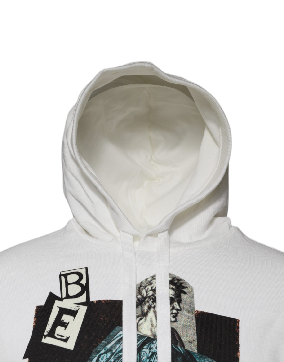 Pull en coton à capuche blanc Caesar de Dolce &amp; Gabbana