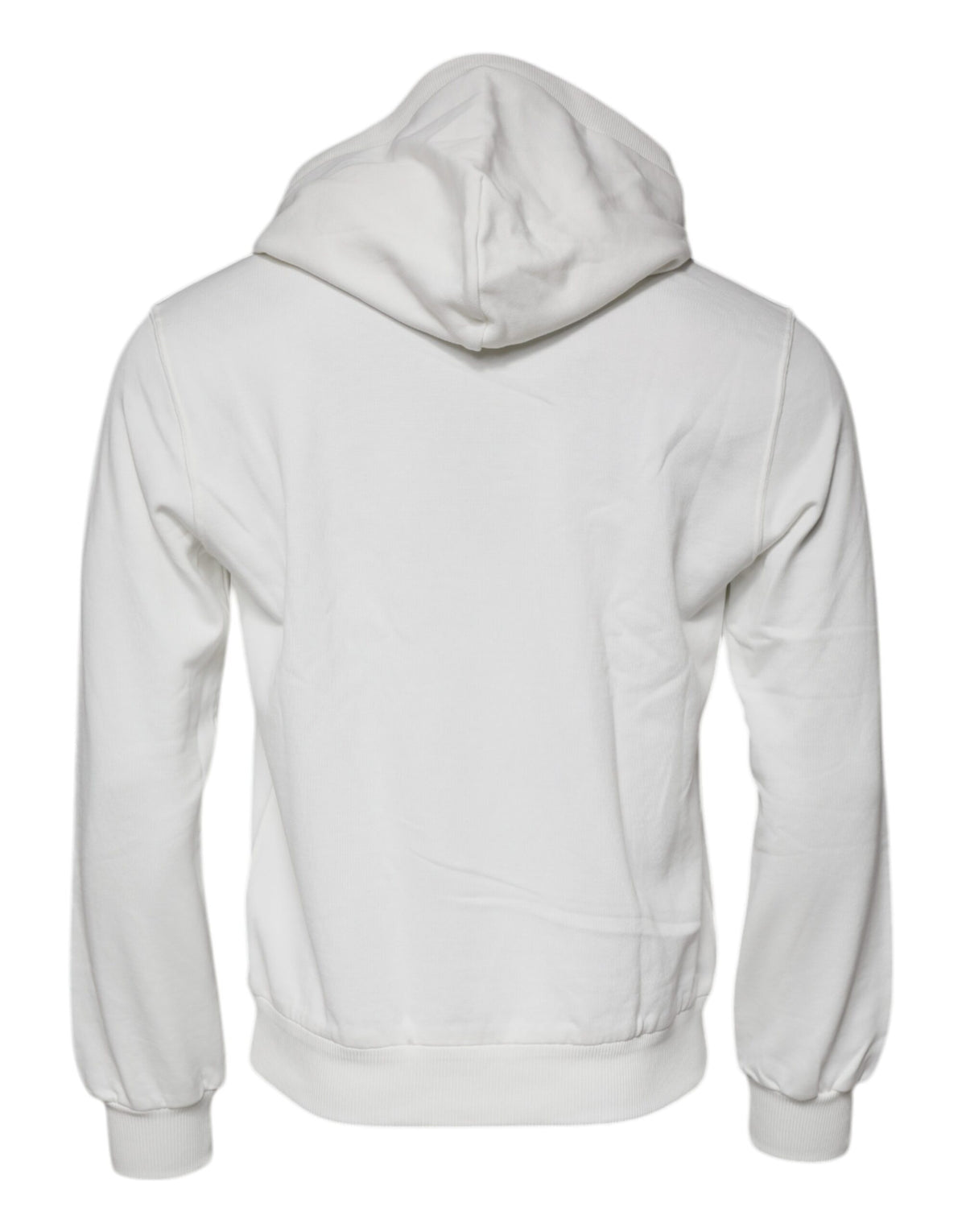 Pull en coton à capuche blanc Caesar de Dolce &amp; Gabbana