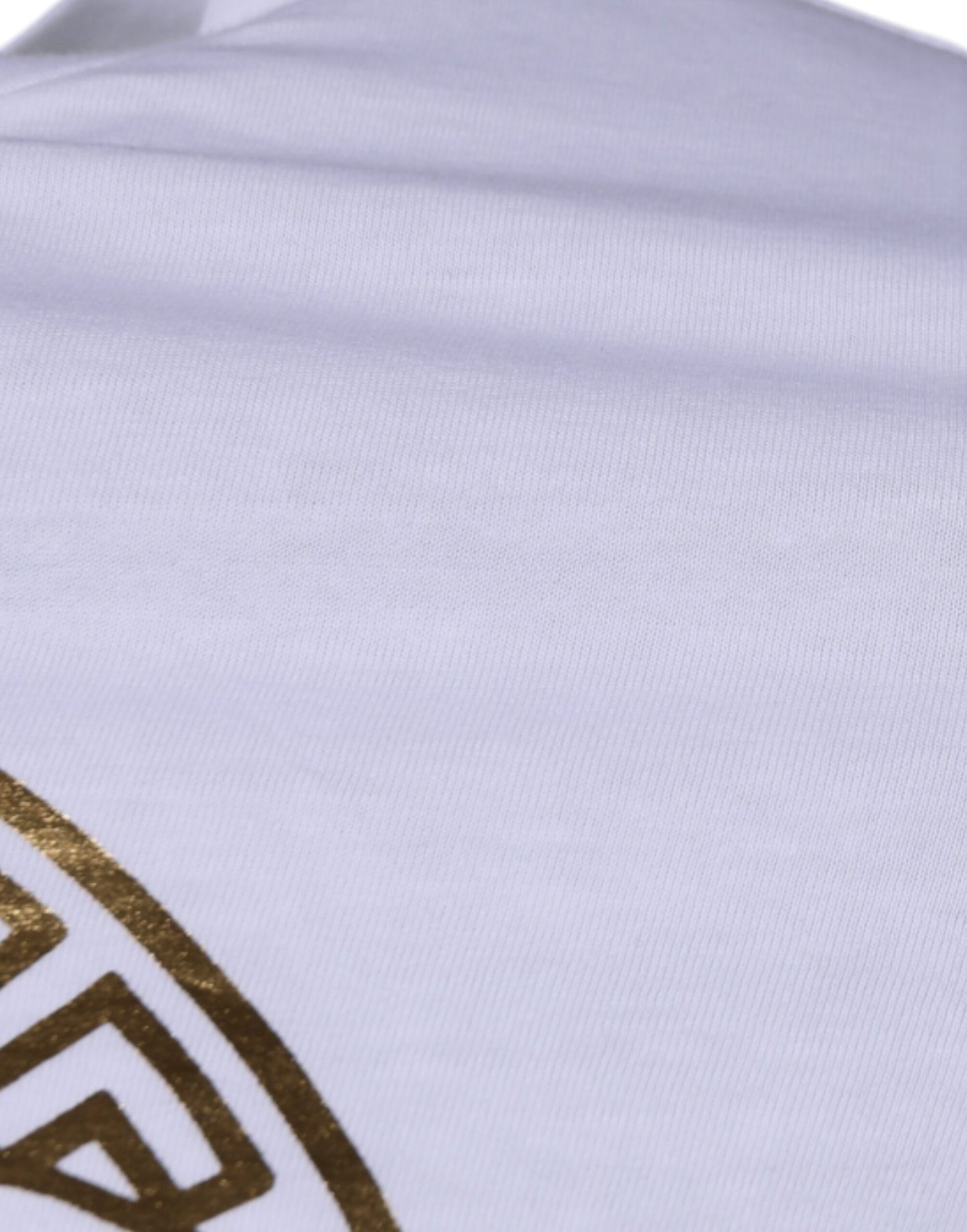 Versace wit katoenen T-shirt met Medusa-print en ronde hals.