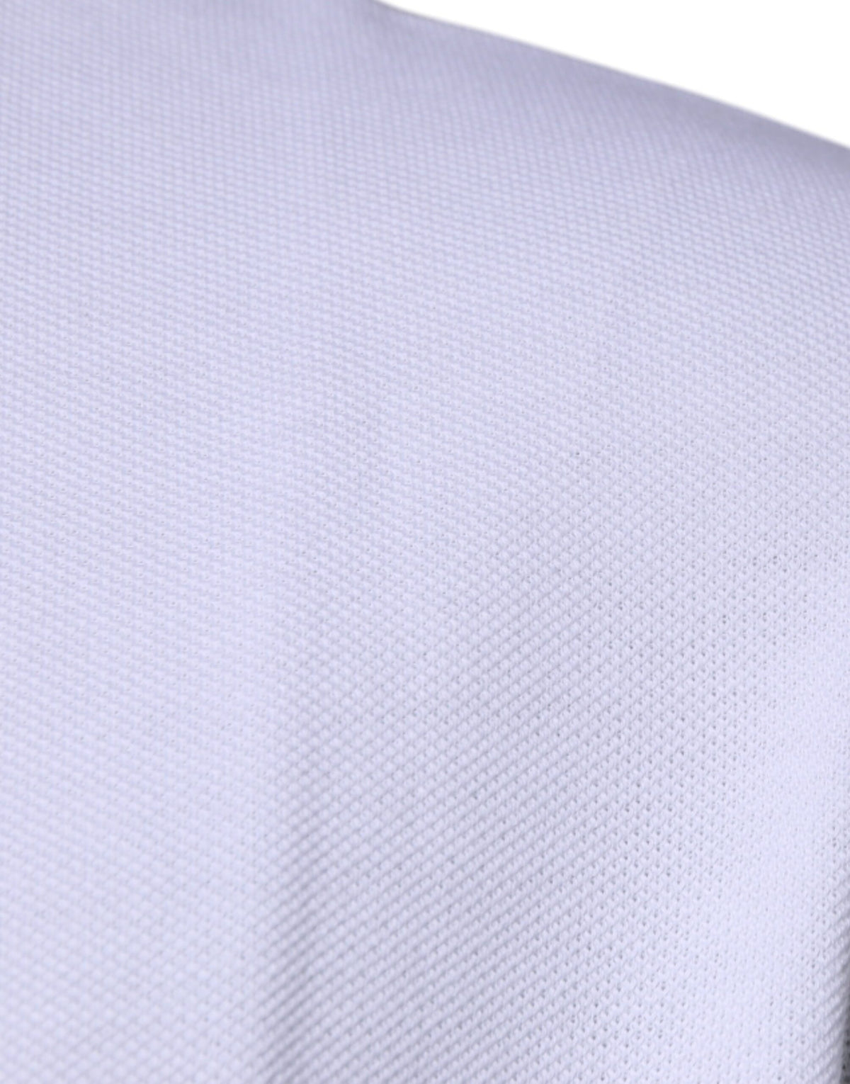 T-shirt polo à manches courtes pour homme en viscose blanche avec col, Versace.