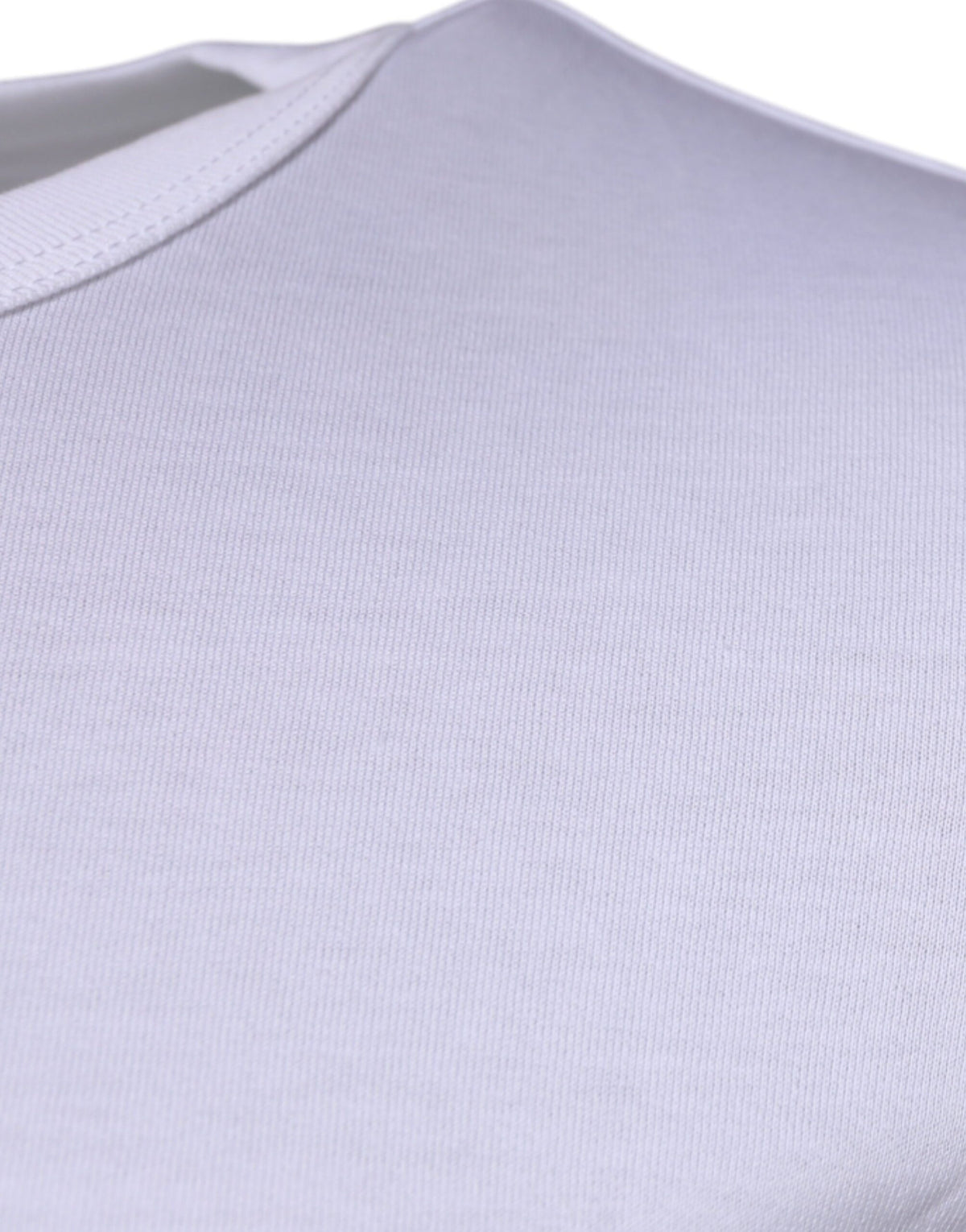 T-shirt en coton à col rond blanc avec le motif Panda King de Dolce &amp; Gabbana