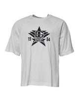 T-shirt blanc à manches courtes et col rond Dolce &amp; Gabbana DG Sport